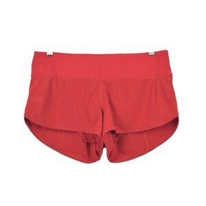 lululemon Speed Up Low-Rise Lined Short 2.5" Size 6 in Dark Red